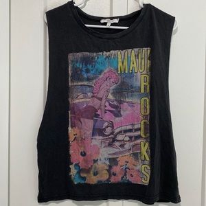 Vintage Maui Rocks Muscle Tshirt |Size 14
